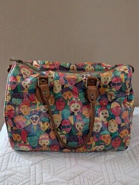 90s Laminated Doctor Bag Purse